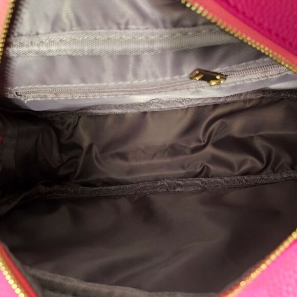 "The Sunday Bruncher" Hot Pink Cosmopolitan Camera Style Adjustable Strap Bag - Picture 10 of 16